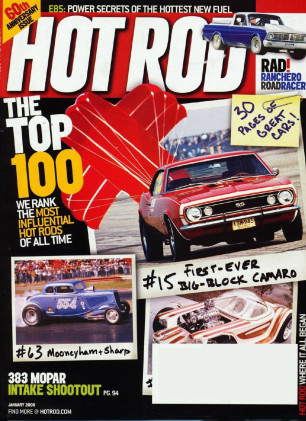 HOT ROD 2008 JAN - TOP 100, BONNEVILLE ODD-BALLS, E85